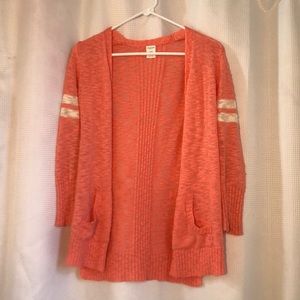 Kids/Teen Peach cardigan